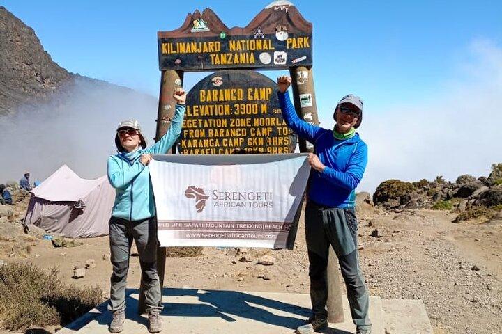 7 days Kilimanjaro climb via Machame route (Whiskey route)