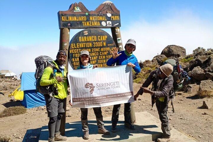 7 days Kilimanjaro climb via Machame route (Whiskey route)