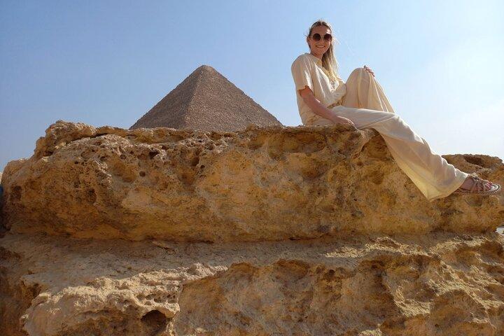 Giza Pyramids Sphinx Sakkara Grand Museum Private Tour