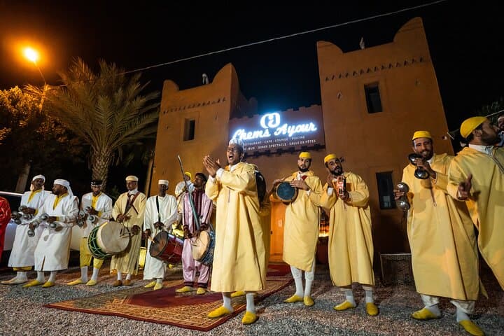 Moroccan Fantasia Dinner Show with Transfer from Agadir/Taghazout