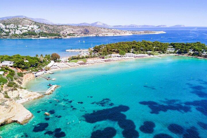 Private tour in Poseidon Temple and Swim in Lake Vouliagmeni