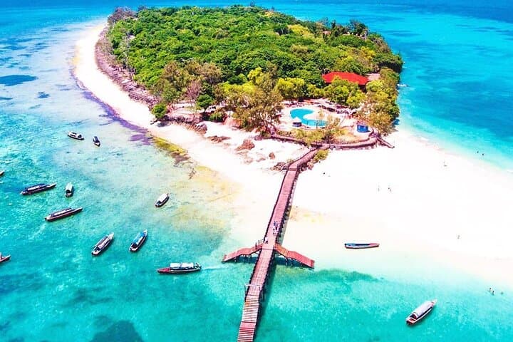 Prison Island, Salaam Cave Tour, Rock Restaurant, Kuza Cave Tour