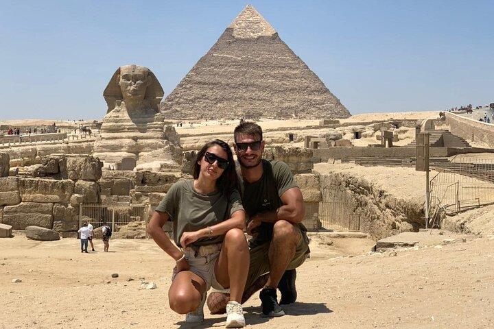 4 -hours Giza Pyramids Tours , Sphinx , lunch and Camel Riding