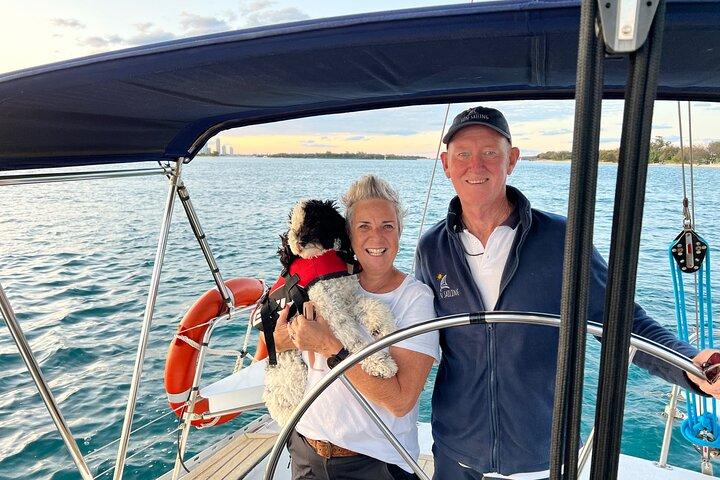 Gold Coast 2 hour Sunset Sailing Cruise with Drinks&Tasting Plate