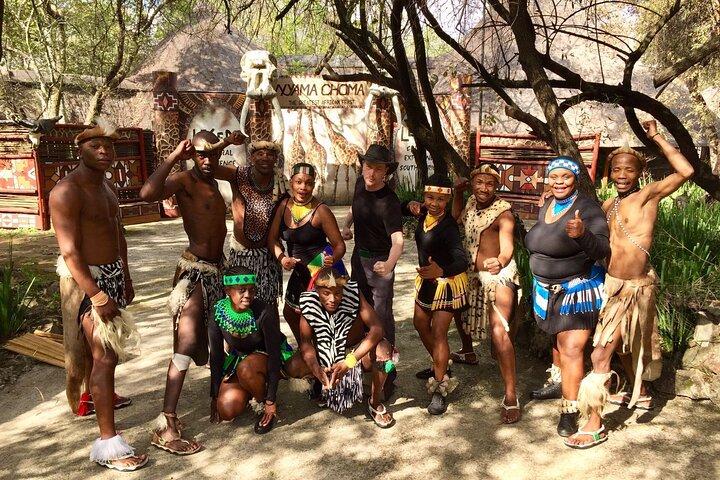 Lesedi Cultural Village Private Tour with Lunch in 4 hours