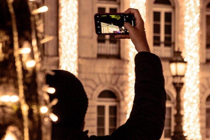 Lisbon by Night: Christmas Lights Photo Walk With a Local