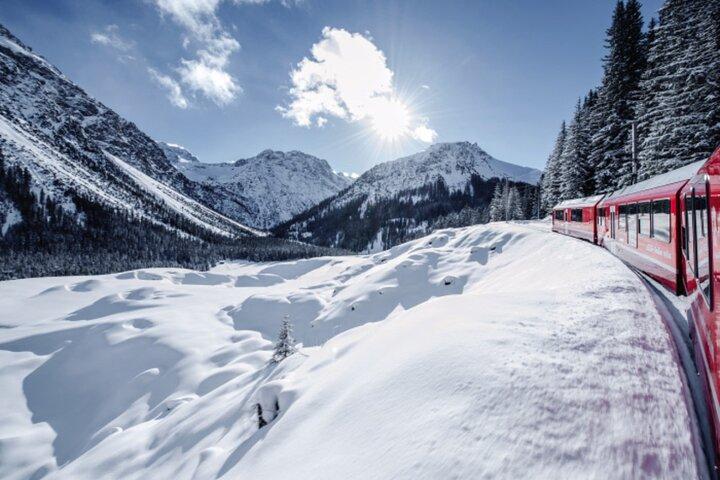 From Milan: St. Moritz and Panoramic Bernina Express Tour