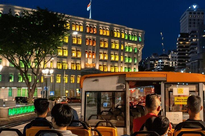 Singapore City Lights 1Hour Open Top Night Tour