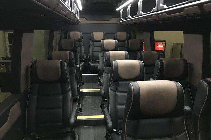 Arrival Private Transfer from MAD Airport to Madrid in a Minibus