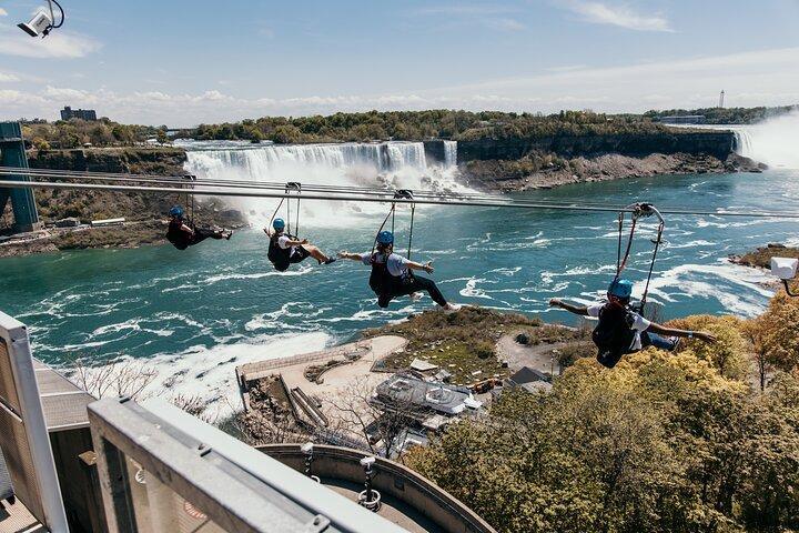 Zipline To The Falls in Niagara Falls, Canada