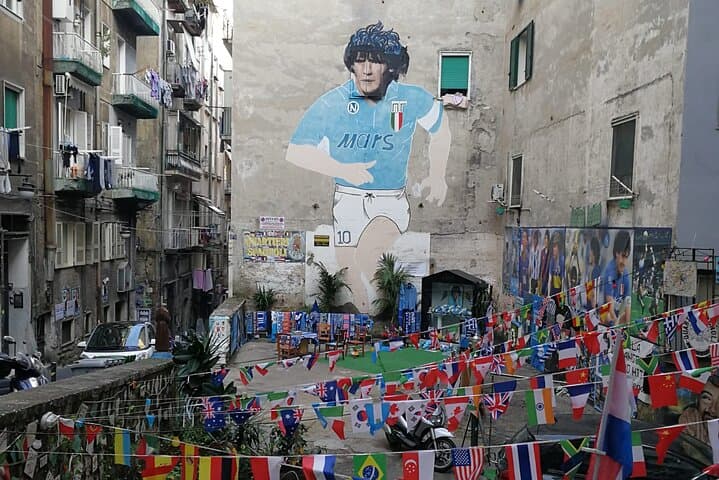 Diego Armando Maradona Guided Walking Tour of Naples from Rome