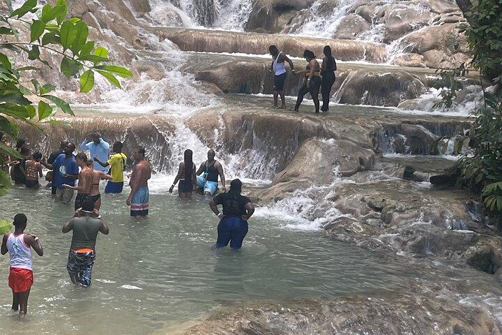 Horseback Riding and Swimming then Dunn's River Falls