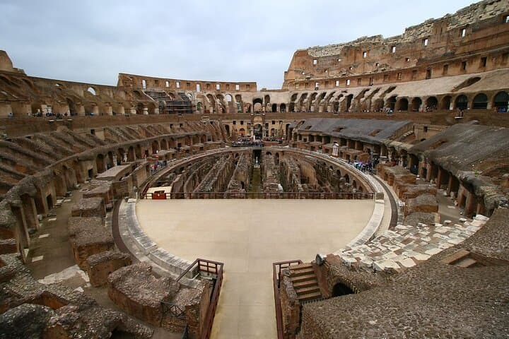Colosseum with Arena & Roman Forum Guided Tour + Ebook