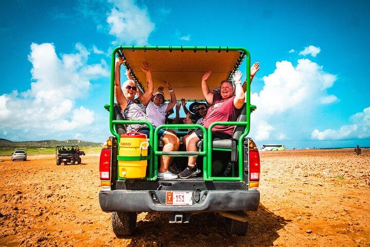 Aruba Safari Jeep Tour and Beach Cliff Jumping