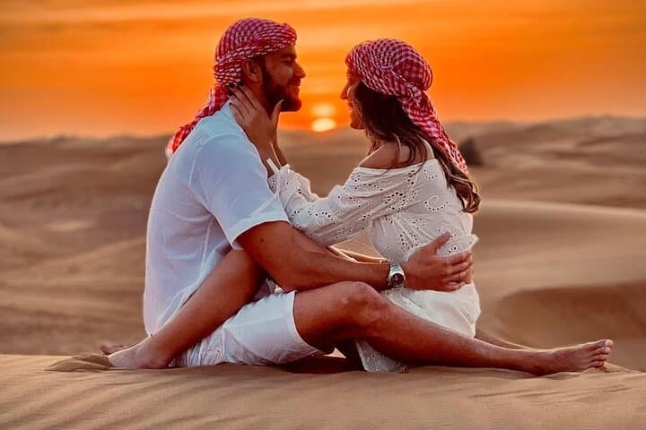 VIP Desert Safari with Quad Bike, Camel Ride, BBQ Dinner, Shows