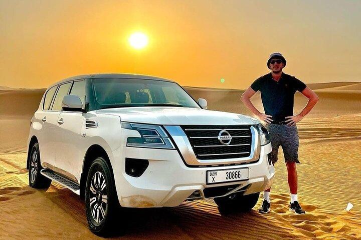 Desert Safari with 30 Minutes Dune Buggy Camel, Dinner, Shows