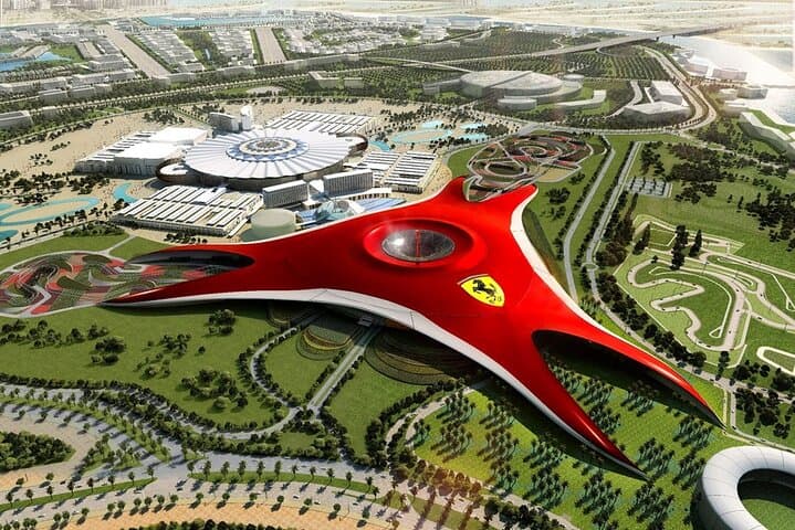 From Dubai: Ferrari World Return Shared Transfer Service