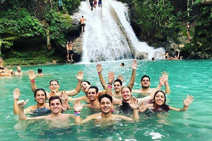 Blue Hole and Dunn's Falls Tour from Falmouth