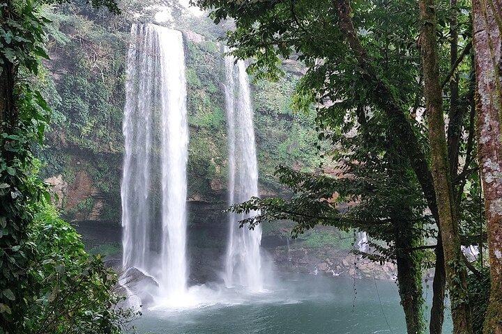 Archaeological Zone of Palenque, Misol-Ha Waterfalls and Agua Azul exit Palenque