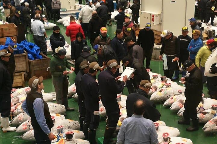 Complete Tuna Auction & Toyosu Market Tour with Fumi