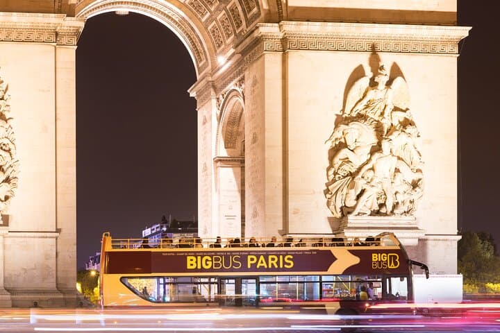 Paris Big Bus Open Top Panoramic Night Tour
