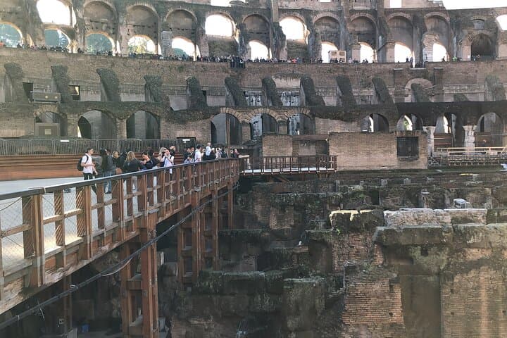 Private Tour of Colosseum, Forum, Palatine Hill and arena floor