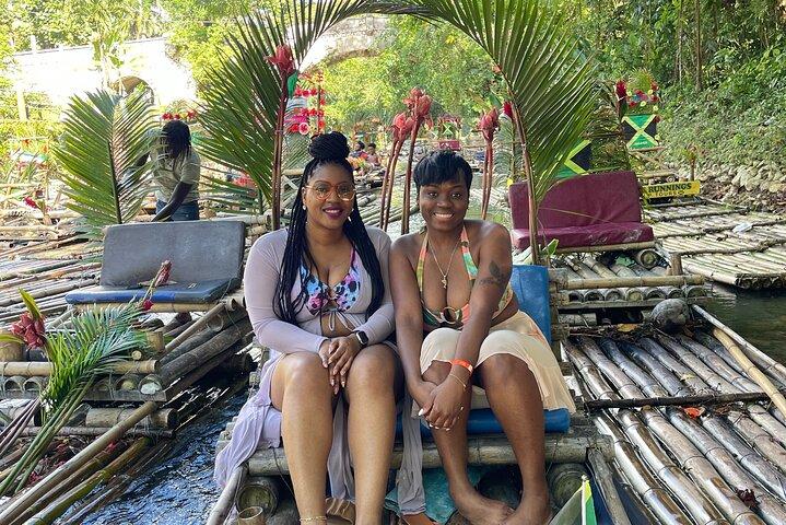 Bamboo Rafting with Limestone Foot massage then Margaritaville.