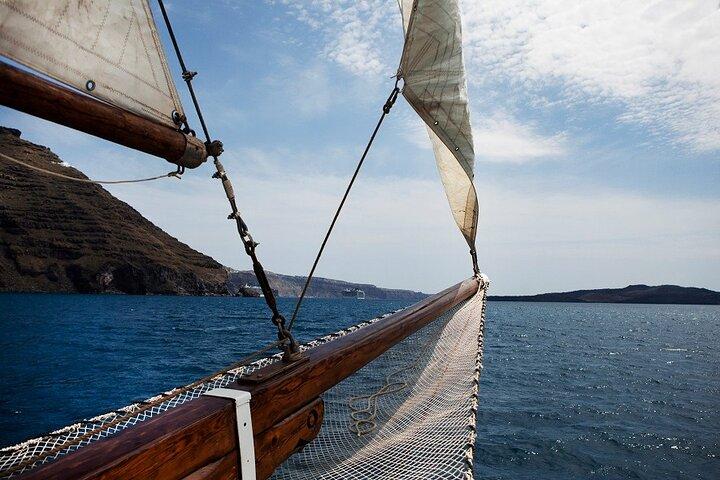 Santorini Volcano & Hot Springs and Sunset on Board