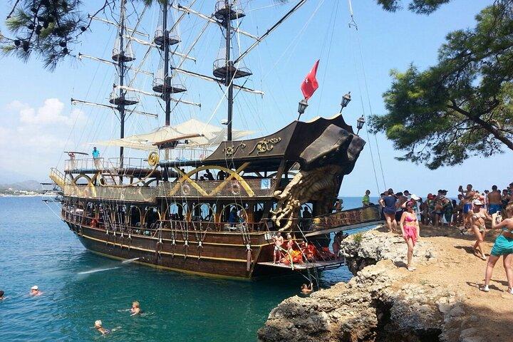 Kemer Gonster Luxury Pirate Boat Trip w/Lunch & Soft Drinks