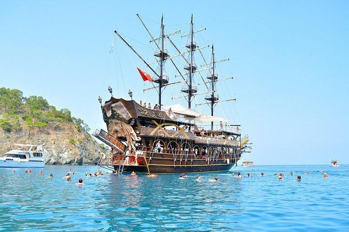 Kemer Gonster Luxury Pirate Boat Trip w/Lunch & Soft Drinks