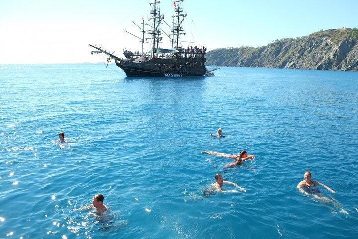 Kemer Gonster Luxury Pirate Boat Trip w/Lunch & Soft Drinks