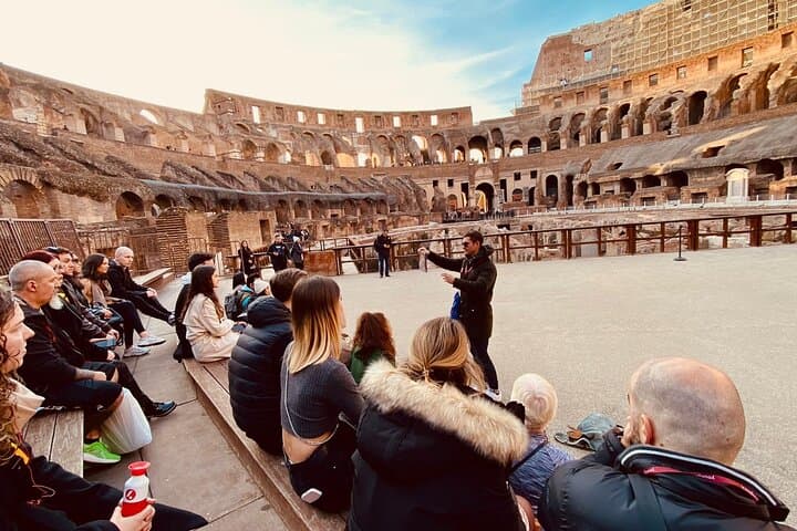 Rome Colosseum with Arena, Roman Forum & Palatine Guided Tour