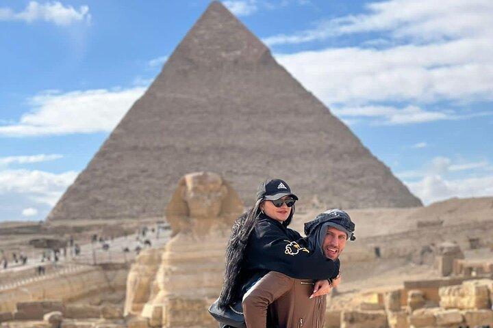 Cairo Layover Giza pyramids tour and sphinx with camel ride and lunch