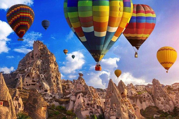 Cappadocia Hot Air Balloon Flight Over Fairy Chimneys And Goreme