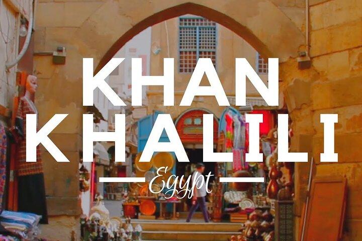 Giza Pyramids with Grand Egyptian Museum and Khan ElKhalili