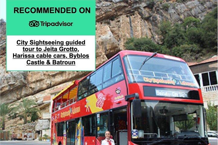 Lebanon Tour Jeita Grotto -Harissa & Byblos Castle, pickup+Guide