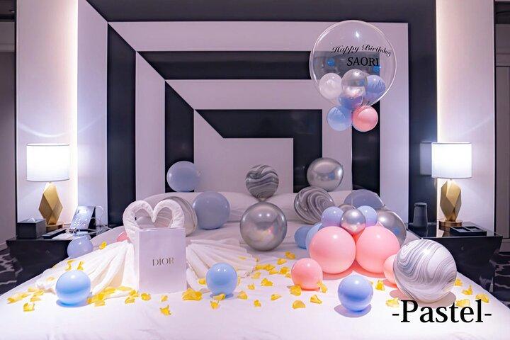 Birthday celebration surprise with balloon decoration!