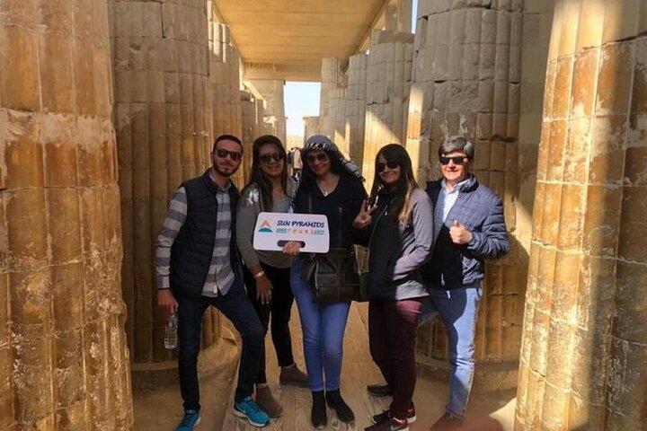 Tour to the newest Saqqara tombs and having lunch in a farm with locals