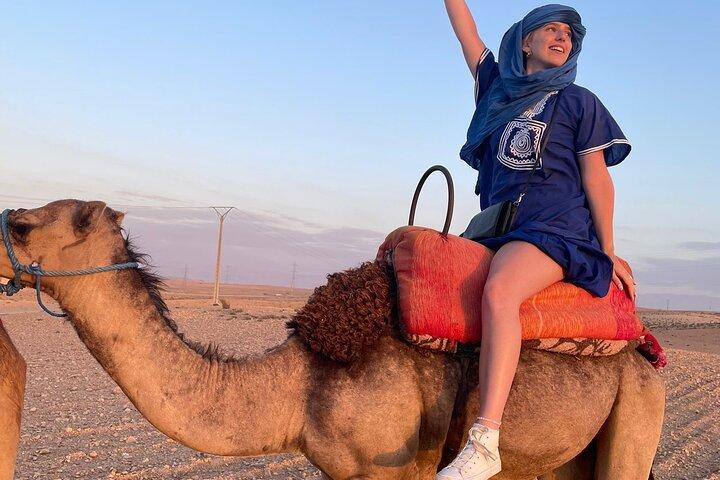 (including pick-up) Camel Rides, Quad Bikes, and diner in Agafay