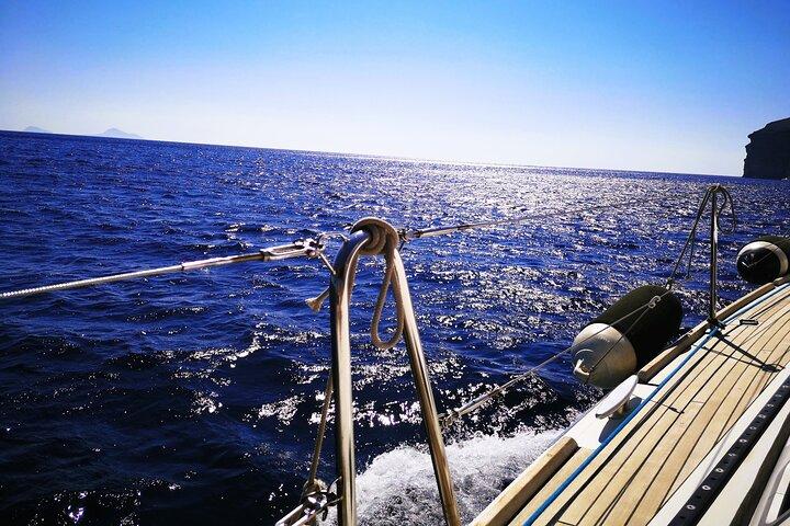 Sailsational Luxury Santorini Catamaran Sunset Cruise with Dinner