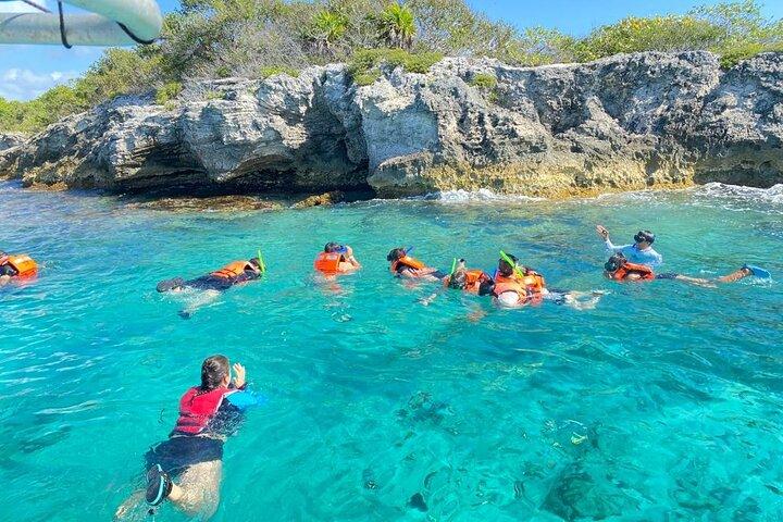Snorkeling in Isla Mujeres and Underwater Museum