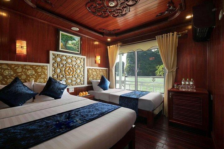 From Hanoi: 2D1N Ha Long Bay Deluxe Cruise with Bus Limousine
