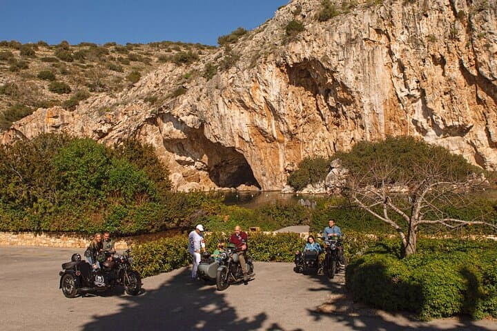 2 Hour Private Sidecar Tour to Athens Riviera & Lake Vouliagmeni