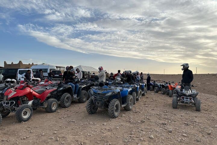 Full Package Agafay Desert, Quad Bike, Camel Ride and Dinner show
