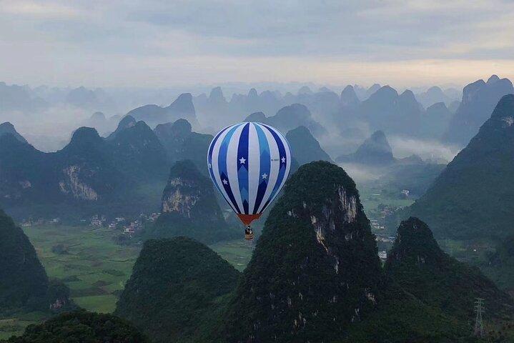 Yangshuo Hot Air Ballooning Sunrise/Sunset Experience Ticket