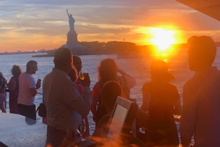 New York City Skyline Sunset and Night Cruise