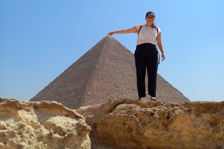 Giza Pyramids Sphinx Sakkara Memphis Private Tour