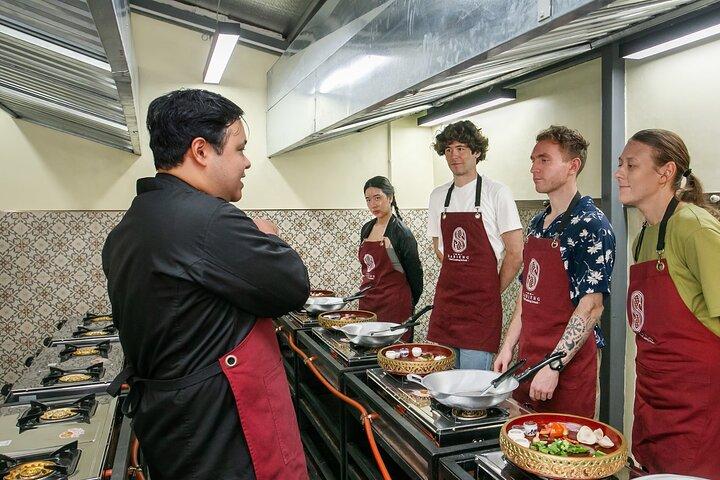Authentic Thai Cooking with the Largest market visit &TukTuk ride