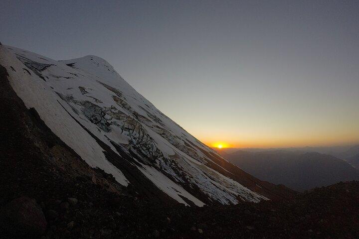 Sunrise Hike up to the Glacier of Osorno Volcano