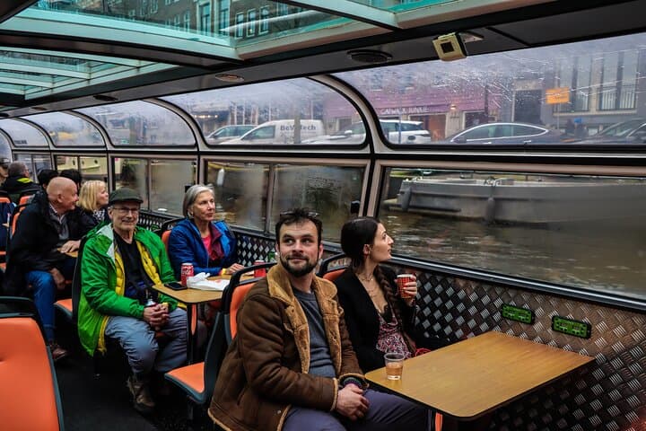 Amsterdam Live Guided Sightseeing Canal Cruise